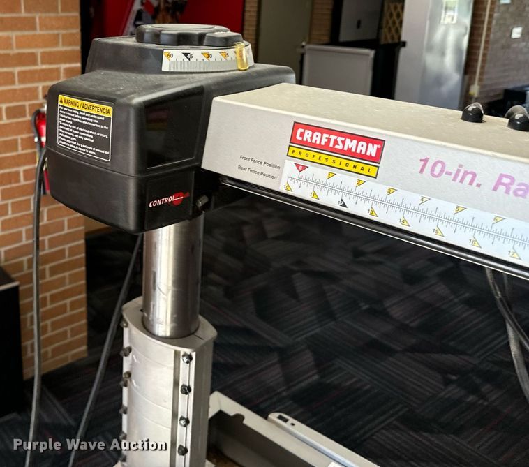 image for item DU9585 Craftsman 315.220100 radial arm saw