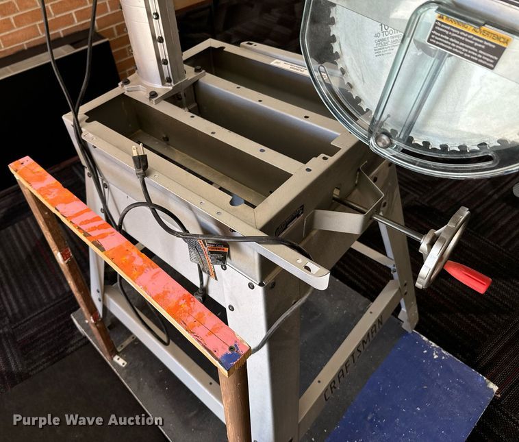 image for item DU9585 Craftsman 315.220100 radial arm saw