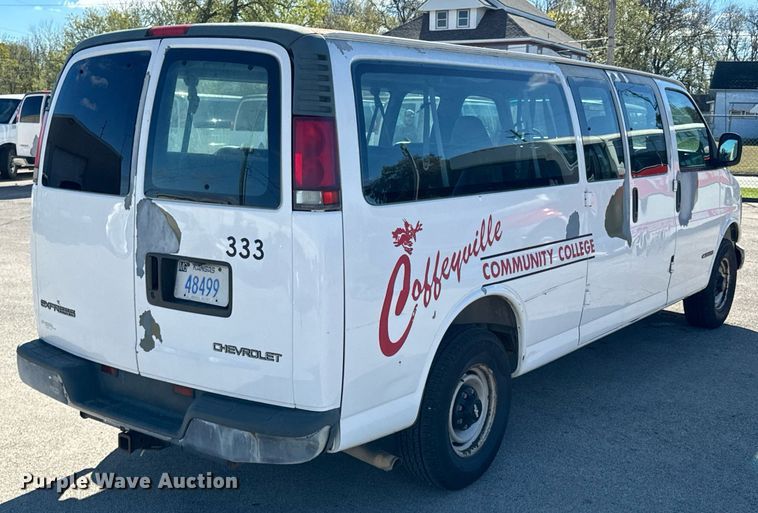 image for item DU9591 1999 Chevrolet Express 3500 van