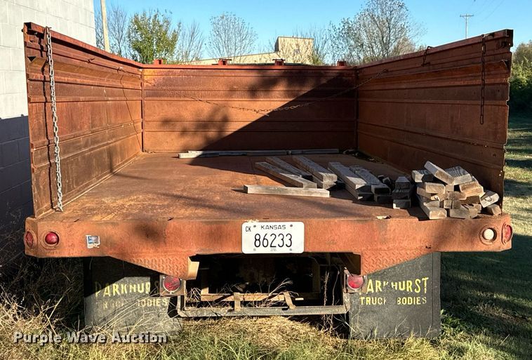 image for item DU9595 1960 Chevrolet C60 dump flatbed truck