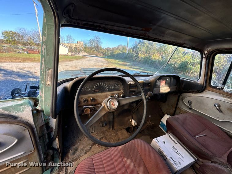 image for item DU9595 1960 Chevrolet C60 dump flatbed truck