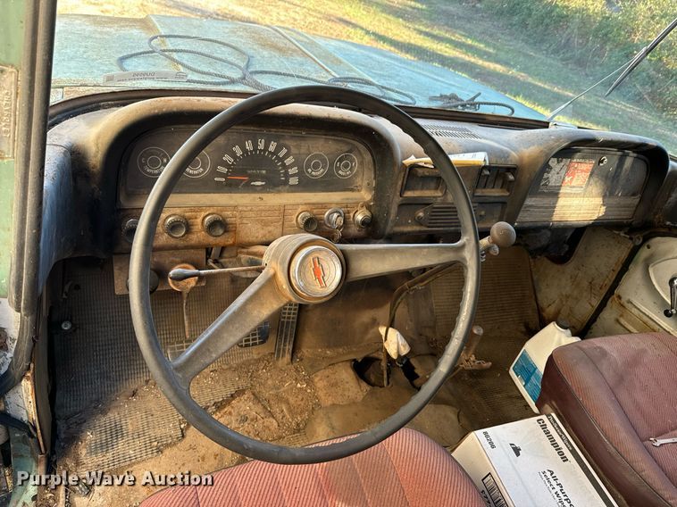 image for item DU9595 1960 Chevrolet C60 dump flatbed truck