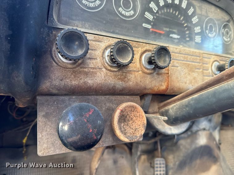 image for item DU9595 1960 Chevrolet C60 dump flatbed truck