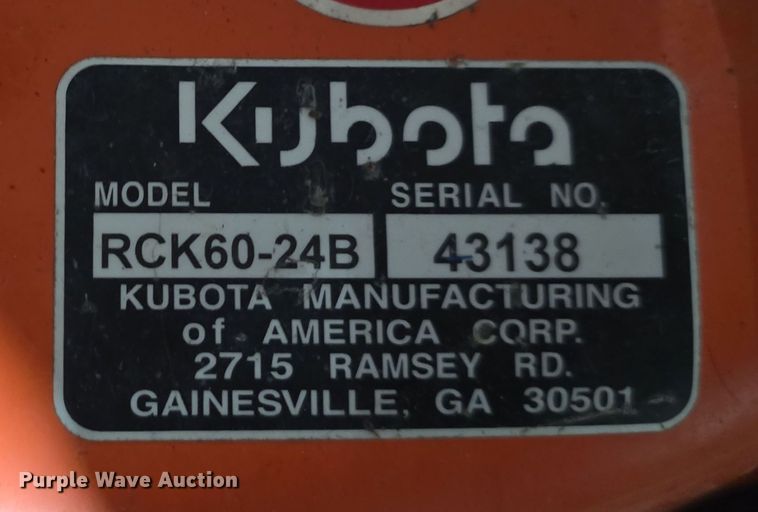 image for item DV0083 Kubota B7610 MFWD tractor