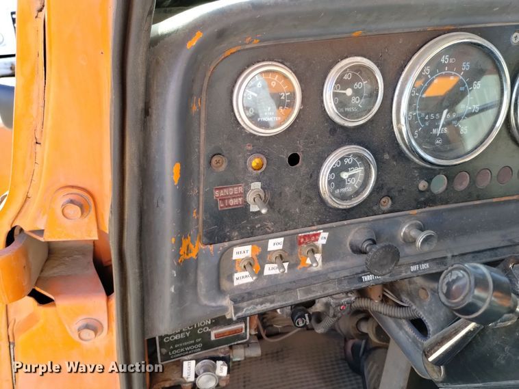 image for item DV6599 1989 GMC Brigadier dump truck