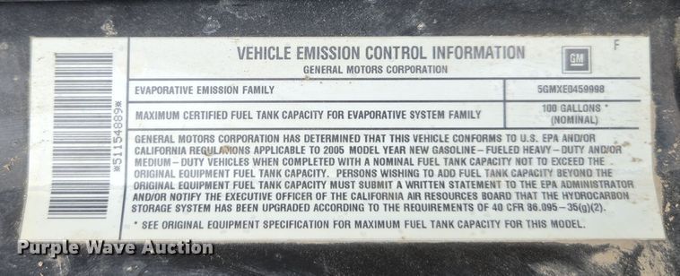 image for item DX1501 2005 Chevrolet Express delivery van