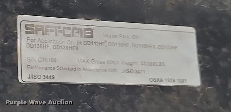 image for item DX1595 2006 Ingersol Rand DD-118HF double drum vibratory roller