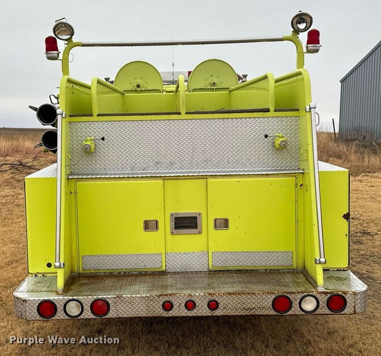 image for item DX3738 1975 Chevrolet C65 pumper fire truck