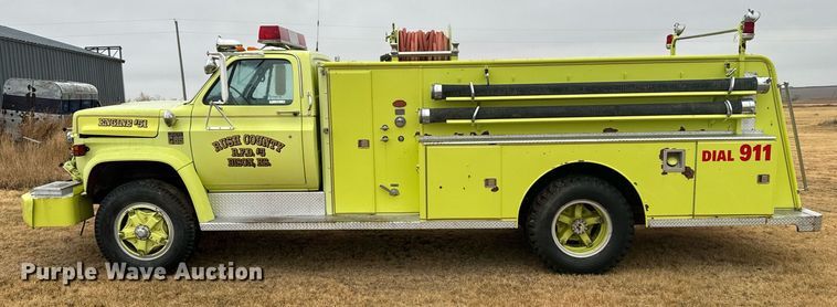 image for item DX3738 1975 Chevrolet C65 pumper fire truck