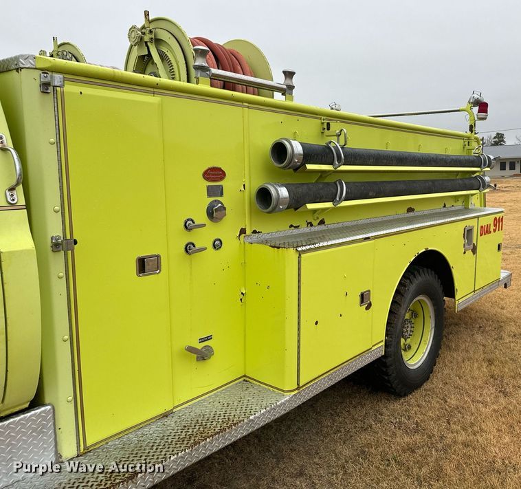 image for item DX3738 1975 Chevrolet C65 pumper fire truck