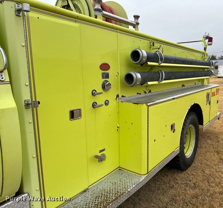 image for item DX3738 1975 Chevrolet C65 pumper fire truck