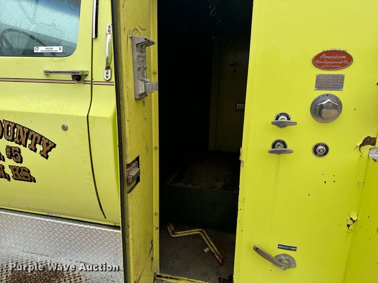 image for item DX3738 1975 Chevrolet C65 pumper fire truck