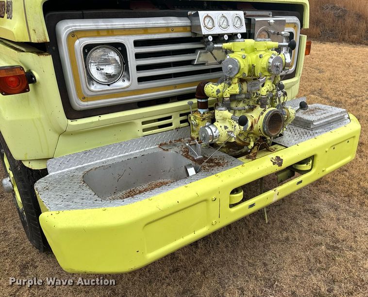 image for item DX3738 1975 Chevrolet C65 pumper fire truck
