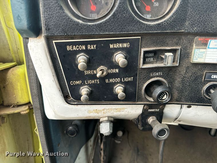 image for item DX3738 1975 Chevrolet C65 pumper fire truck