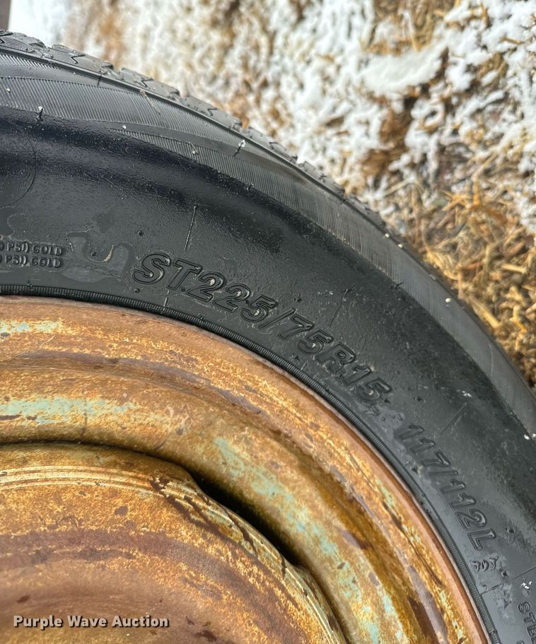 image for item DX3757 Shop built pipe trailer