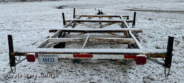 image for item DX3760 Shop built pipe trailer