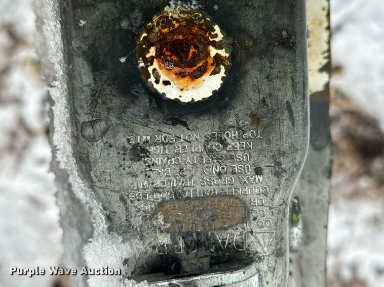 image for item DX3760 Shop built pipe trailer