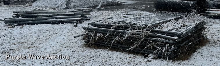 image for item DX3761 Approximately 9 rolls of 6' H chain link fence