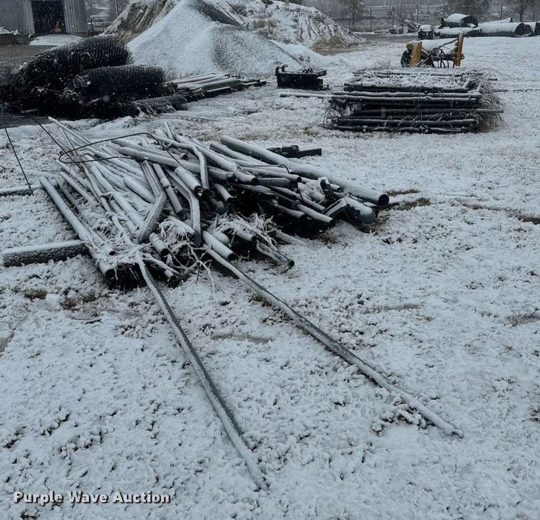 image for item DX3761 Approximately 9 rolls of 6' H chain link fence