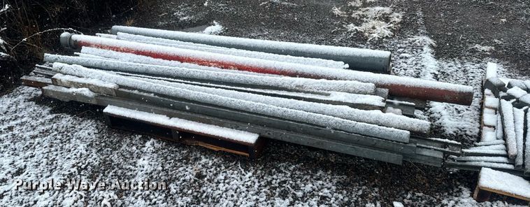 image for item DX3761 Approximately 9 rolls of 6' H chain link fence