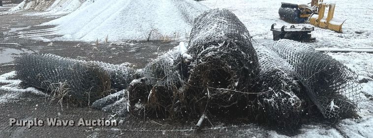 image for item DX3761 Approximately 9 rolls of 6' H chain link fence