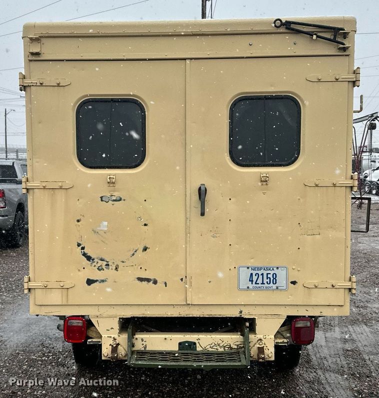 image for item DX3766 1984 Chevrolet D30 Military Postal Unit box truck