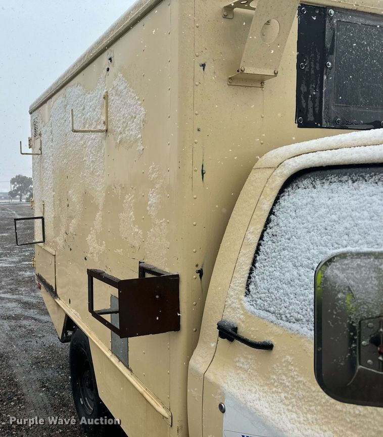 image for item DX3766 1984 Chevrolet D30 Military Postal Unit box truck