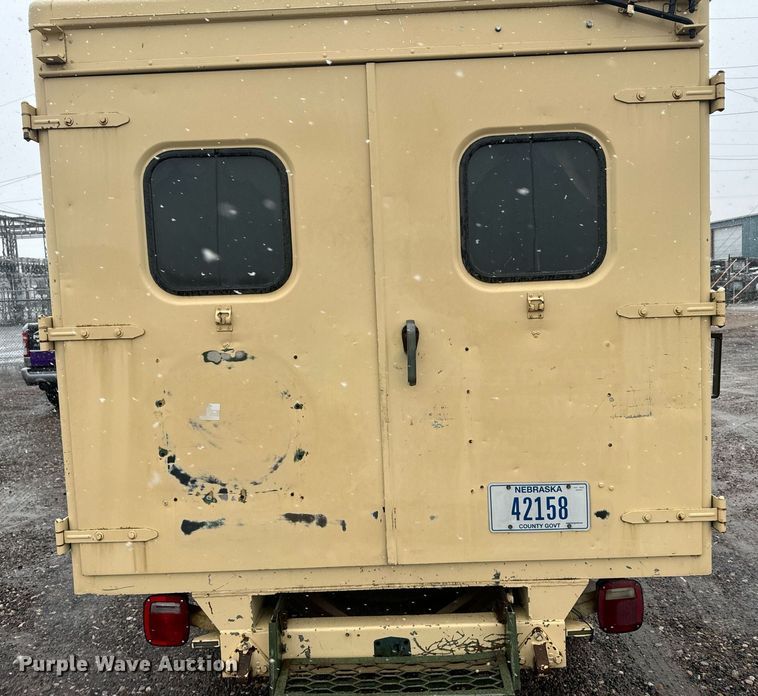 image for item DX3766 1984 Chevrolet D30 Military Postal Unit box truck