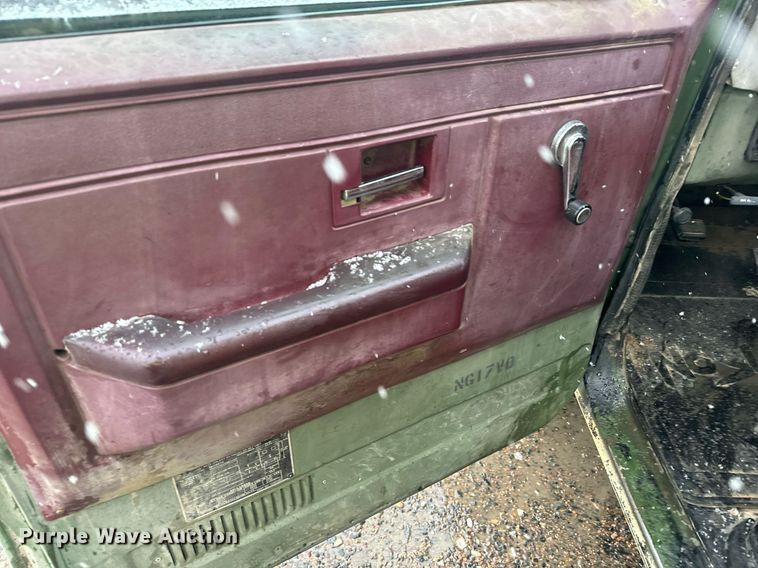 image for item DX3766 1984 Chevrolet D30 Military Postal Unit box truck