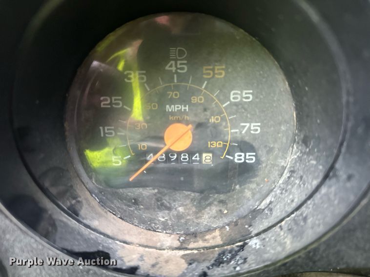 image for item DX3766 1984 Chevrolet D30 Military Postal Unit box truck