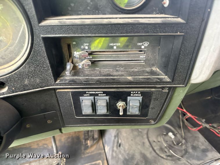 image for item DX3766 1984 Chevrolet D30 Military Postal Unit box truck