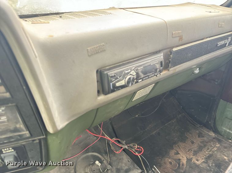 image for item DX3766 1984 Chevrolet D30 Military Postal Unit box truck