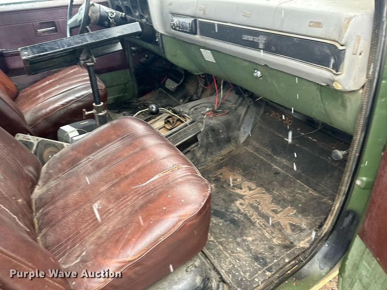 image for item DX3766 1984 Chevrolet D30 Military Postal Unit box truck