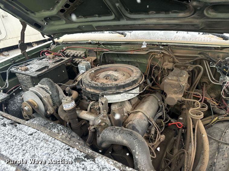 image for item DX3766 1984 Chevrolet D30 Military Postal Unit box truck