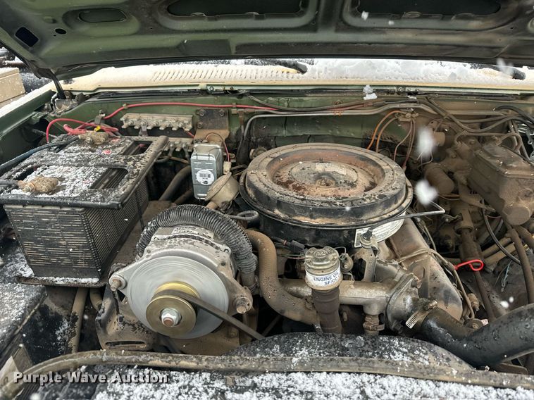 image for item DX3766 1984 Chevrolet D30 Military Postal Unit box truck