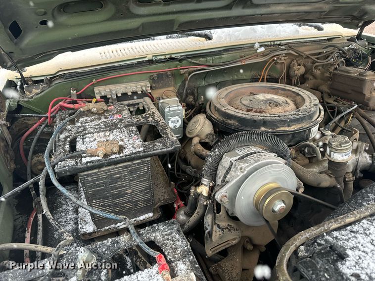 image for item DX3766 1984 Chevrolet D30 Military Postal Unit box truck