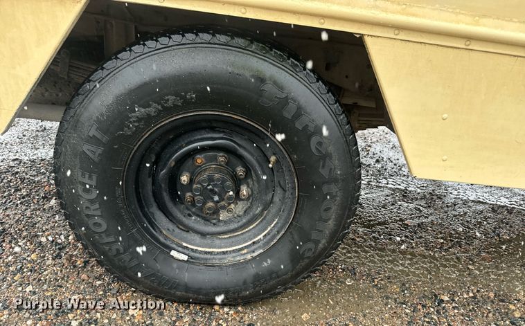 image for item DX3766 1984 Chevrolet D30 Military Postal Unit box truck