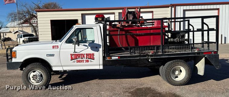 image for item DX3838 1988 Ford F350 brush fire truck