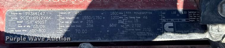 image for item DX3842 2010 Kenworth T800 semi truck