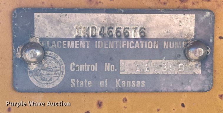 image for item DX3845 1976 Trail King equipment trailer