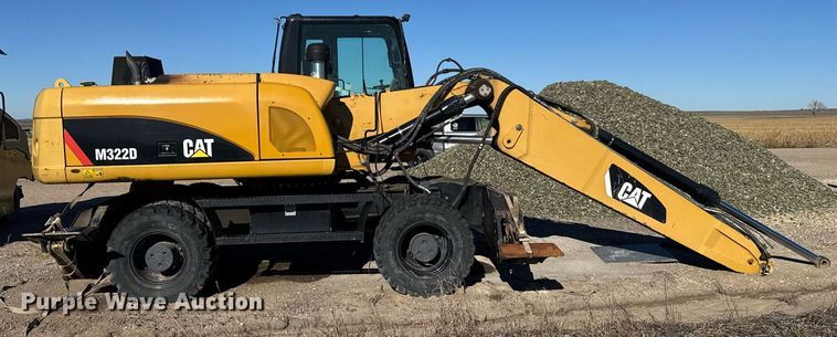 image for item DX3846 2011 Caterpillar M322D wheeled excavator