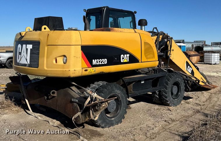 image for item DX3846 2011 Caterpillar M322D wheeled excavator