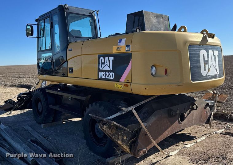 image for item DX3846 2011 Caterpillar M322D wheeled excavator