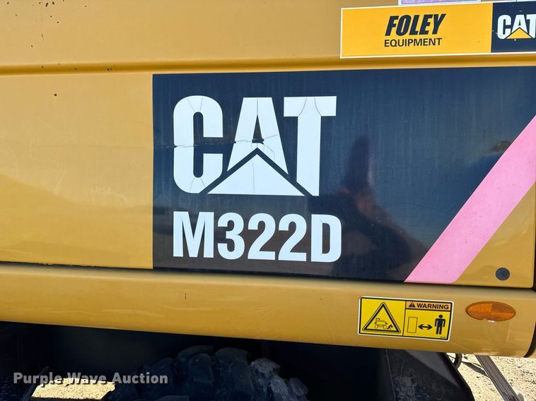 image for item DX3846 2011 Caterpillar M322D wheeled excavator