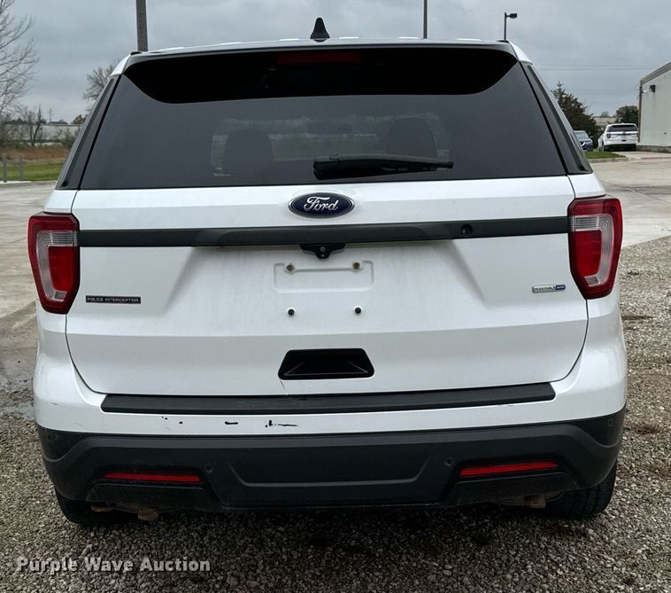 image for item EG6980 2018 Ford Explorer Police Interceptor  SUV