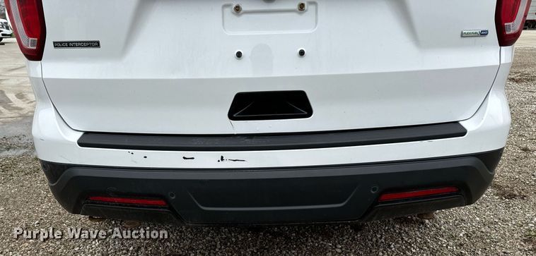 image for item EG6980 2018 Ford Explorer Police Interceptor  SUV