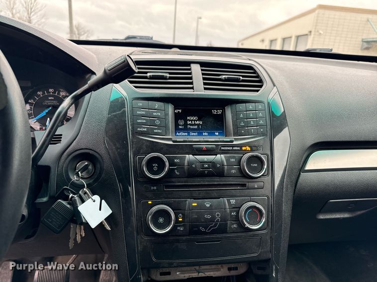 image for item EG6980 2018 Ford Explorer Police Interceptor  SUV