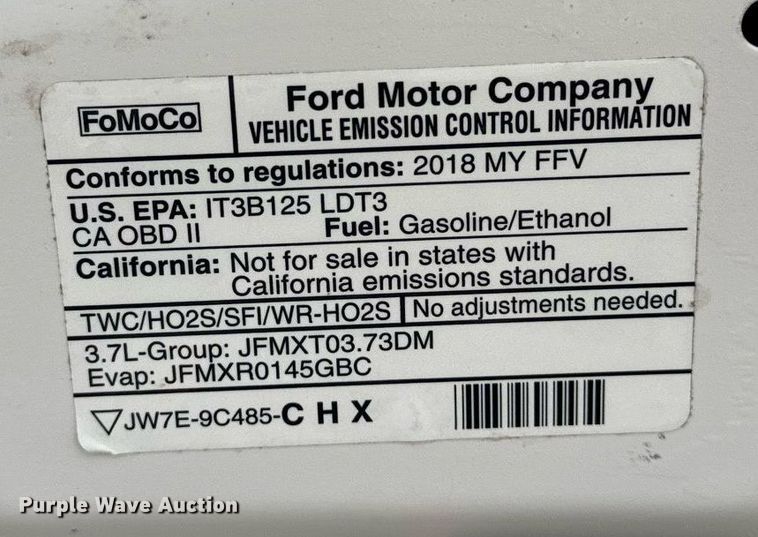 image for item EG6980 2018 Ford Explorer Police Interceptor  SUV