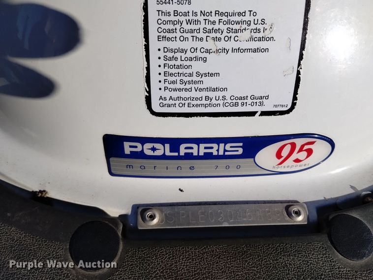 image for item EH0048 1999 Polaris  SLH personal watercraft