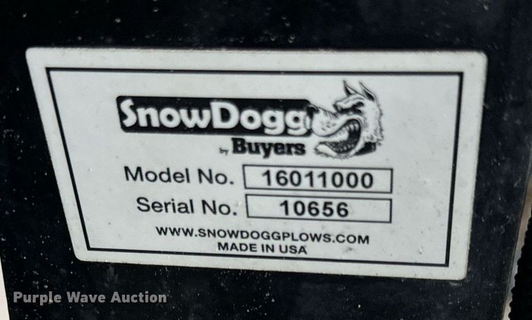 image for item EH7306 Buyers SnowDogg 16011000 snow plow